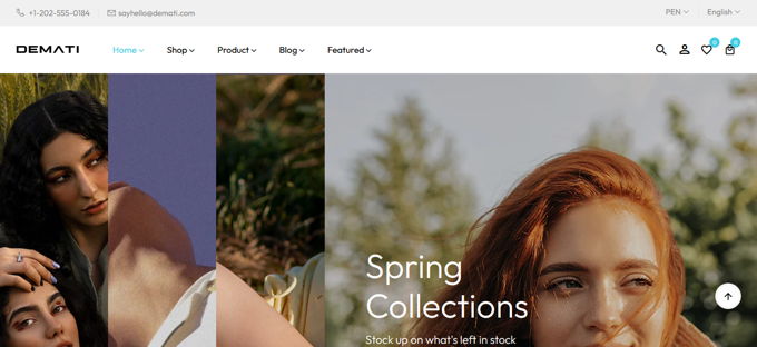 Demati Beste Shopify Themes [2026]