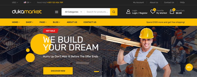 Dukamarket Beste Shopify Themes [2026]