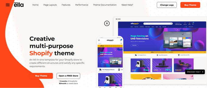 Ella Beste Shopify Themes [2026]