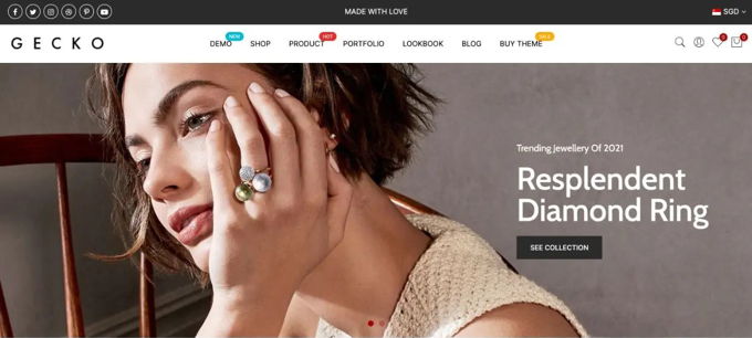 Gecko Beste Shopify Themes [2026]