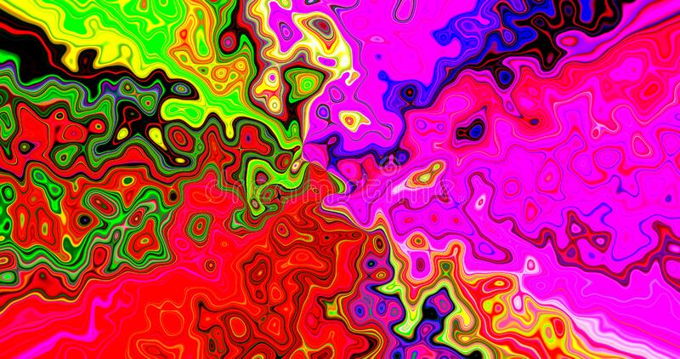 Grafisch design trends Acid graphics