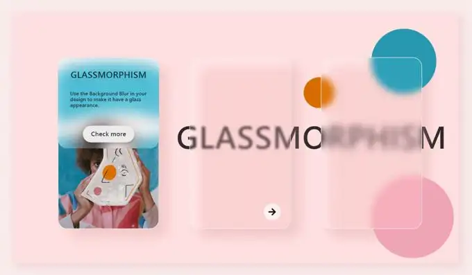 Grafisch Design Trends Glassmorphism
