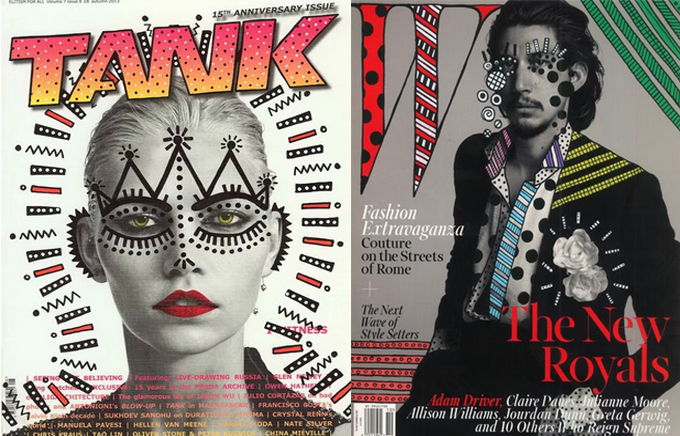 Grafisch design trends Mixed dimension