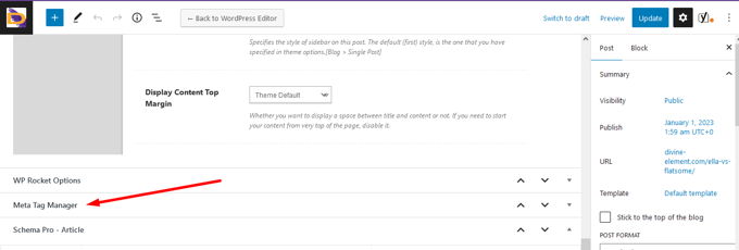 Metatag toevoegen aan WordPress met Meta Tag Manager