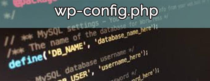 wp-config.php bestand aanpassen