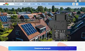 Website gemaakt voor Agiba© Solar Panels - Sint Maartensdijk